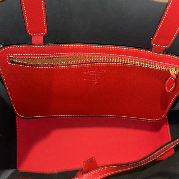 Boldrini Selleria Italy Red Fragola Leather Tote - Picture 8 of 11